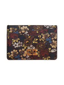 Ganni - Bou Printed -korttikotelo - 00B CHOCOLATE PLUM | Stockmann