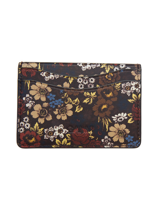 Ganni - Bou Printed -korttikotelo - 00B CHOCOLATE PLUM | Stockmann - photo 2