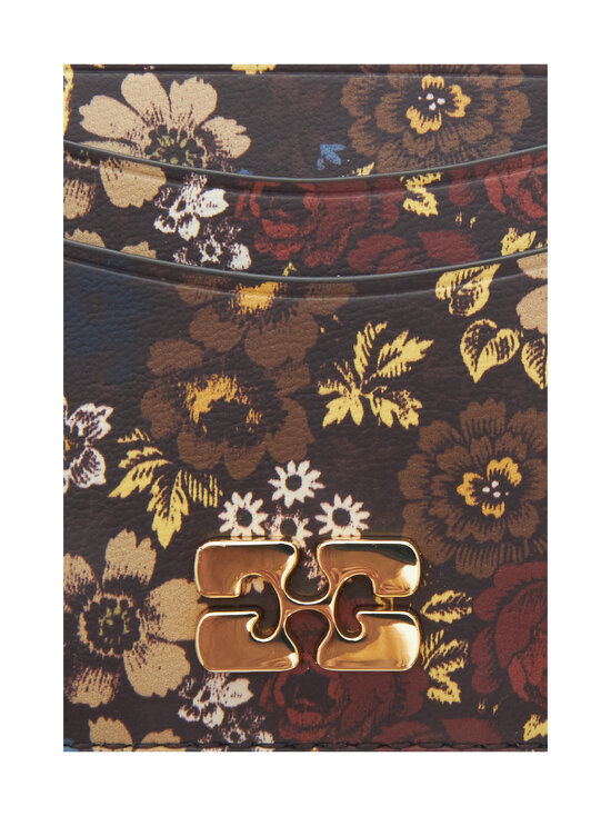 Ganni - Bou Printed -korttikotelo - 00B CHOCOLATE PLUM | Stockmann - photo 3