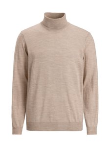 Oscar Jacobson - Marcel-merinoneulepaita - 466 BAKED BEIGE | Stockmann