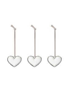 Iittala - Glass Heart Clear - lasisydämet 50 mm, 3 kpl - CLEAR | Stockmann