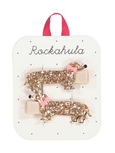 Rockahula - Morris Sausage Dog -hiusklipsit 2 kpl - BROWN | Stockmann