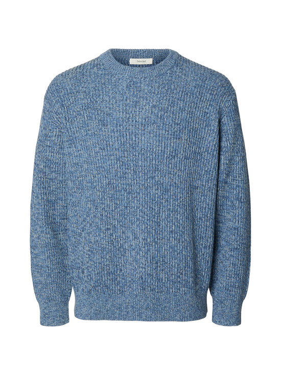 Selected - SlhTilum Crewneck -neule - BLUE HORIZON DETAIL:BLUE HORIZION / BLISSFUL BLUE / OATMEAL / SKY CAPTAIN | Stockmann - photo 1
