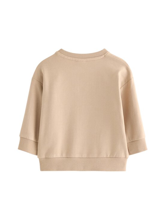 Lindex - Embroidered-collegepaita - 4939 BEIGE | Stockmann - photo 2