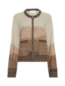 MSCH Copenhagen - MSCHSasha Zip adīta jaka - OAT TOASTED COC | Stockmann