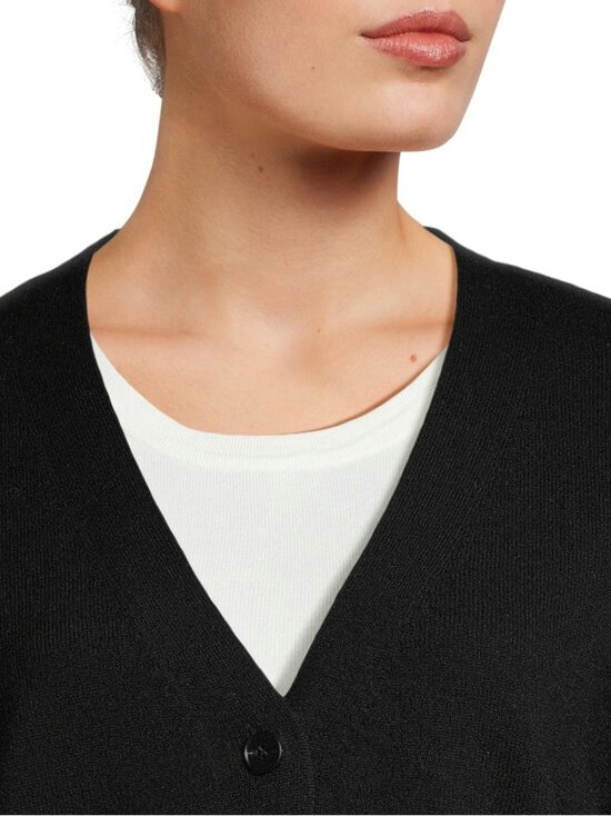 ESSENTIALS by Stockmann - Siiri-kashmirneuletakki - BLACK - MC-27060 | Stockmann - photo 4