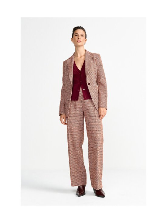 rich & royal - Püksid Pleated Suit - RUBY GLOW 599 - photo 2 rich & royal - Püksid Pleated Suit - RUBY GLOW 599 | Stockmann - photo 2