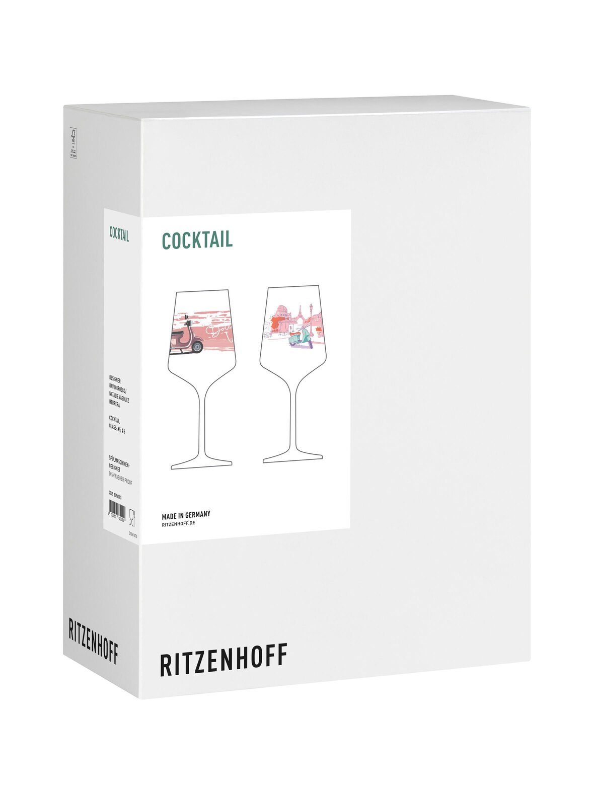 Dolce Vita -cocktail-lasit 2 kpl
