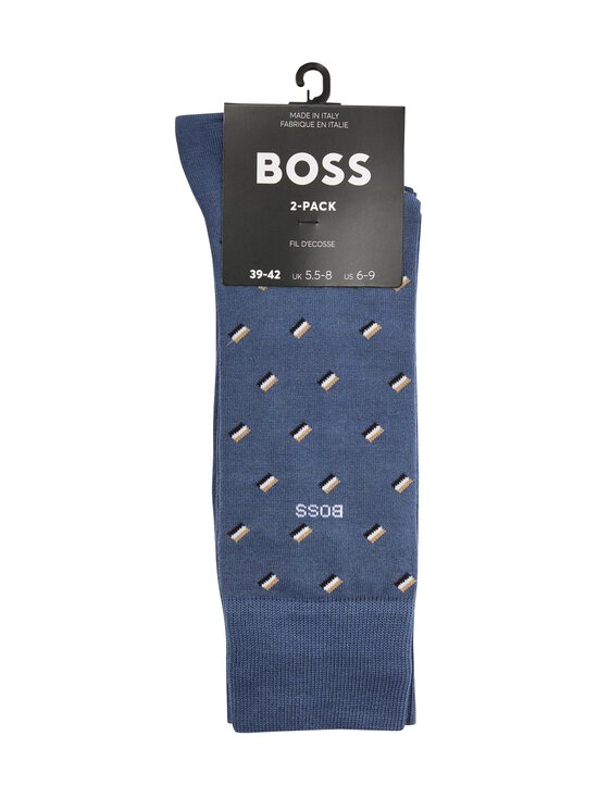 BOSS - Minipattern-sukat 2-pack - 438 BRIGHT BLUE | Stockmann - photo 2
