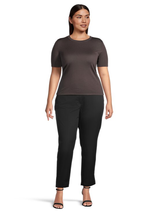 Marina Rinaldi - MRVortensia- lyhythihainen neule - 002 DARK BROWN | Stockmann - photo 2