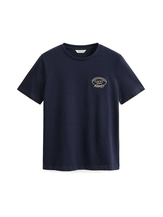 GANT - Rope Graphic t-paita - 433 EVENING BLUE | Stockmann - photo 1