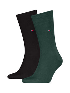 Tommy Hilfiger - Sokid Classic 2 paari - 152 DEEP GREEN | Stockmann