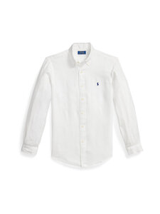 Polo Ralph Lauren - Sport lina krekls ar apkakli - WHITE | Stockmann