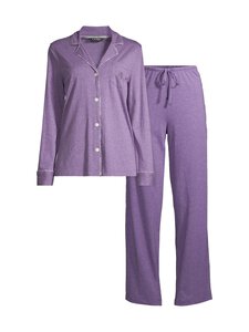Lauren Ralph Lauren - Notch collar long pant pidžama - 500 PURPLE Lauren Ralph Lauren - Notch collar long pant pidžama - 500 PURPLE | Stockmann