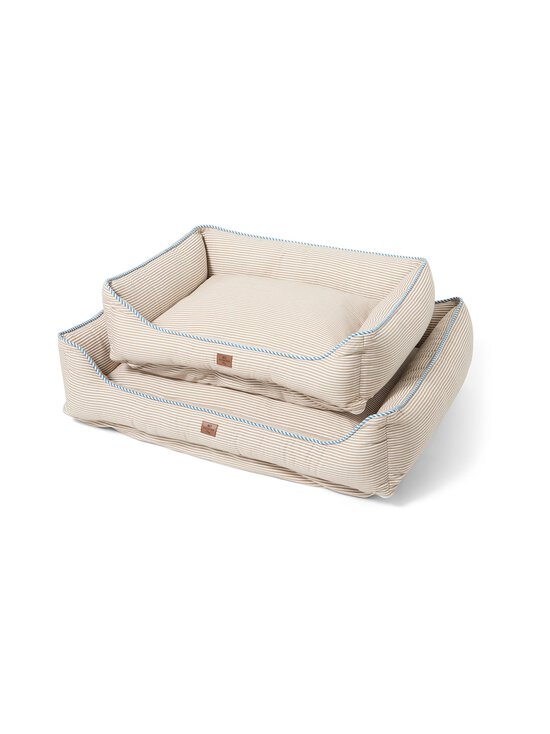 Lexington - Striped Organic Cotton Dog Bed -koiranpeti 80 x 60 cm - BEIGE/WHITE/BLUE | Stockmann - photo 2