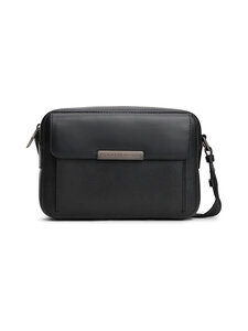 Tommy Hilfiger - Business Camera Bag -nahkalaukku - BDS BLACK | Stockmann