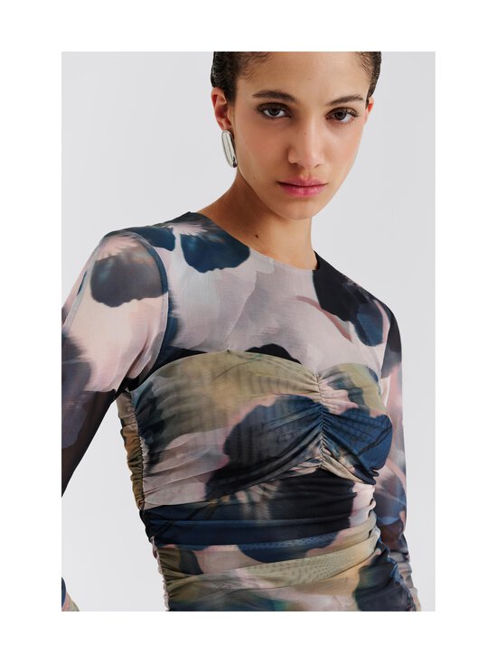 Malina - Elionora Sheer Jersey Midi -mekko - DUSTY POPPY | Stockmann - photo 4