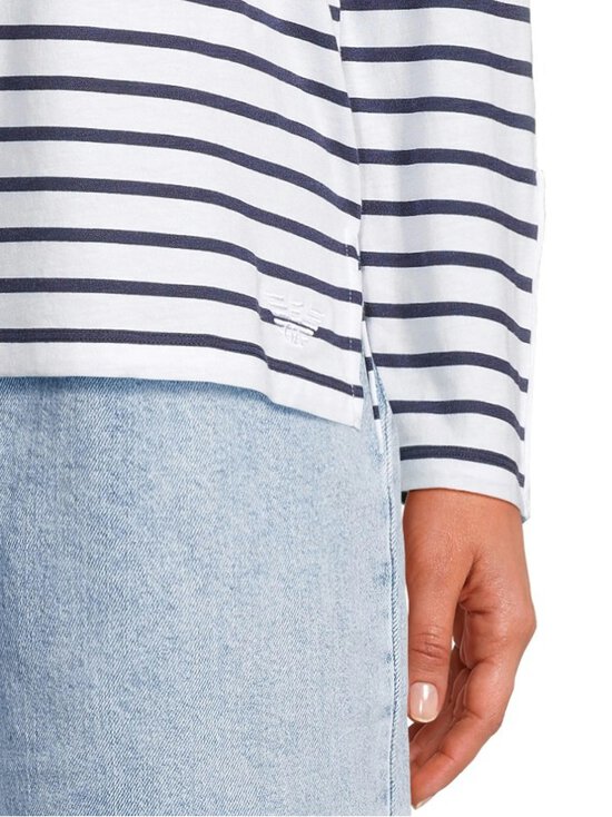 Emporio Armani - Jumper-trikoopaita - FB065 FANCY WARM WHITE/MINERAL BLUE | Stockmann - photo 5