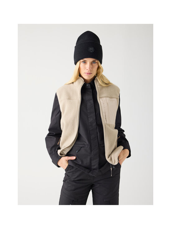 Knowledge Cotton Apparel - Loose Fit Zip Fleece -liivi - 1228 LIGHT FEATHER GRAY | Stockmann - photo 4
