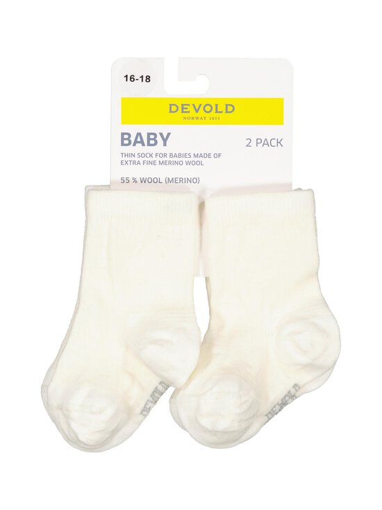 Devold - Sokid Baby Merino, 2 paari - 000A OFFWHITE | Stockmann - photo 3