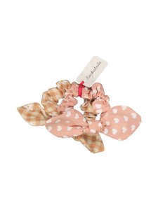 Rockahula - Daisy Gingham Bunny Ears Scrunchies matu gumijas 2 gab. - BROWN | Stockmann
