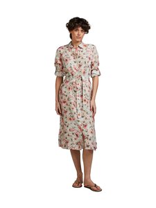 Stenströms - Lilly-pellavamekko - 751 LIGHT ORANGE PATTERN | Stockmann