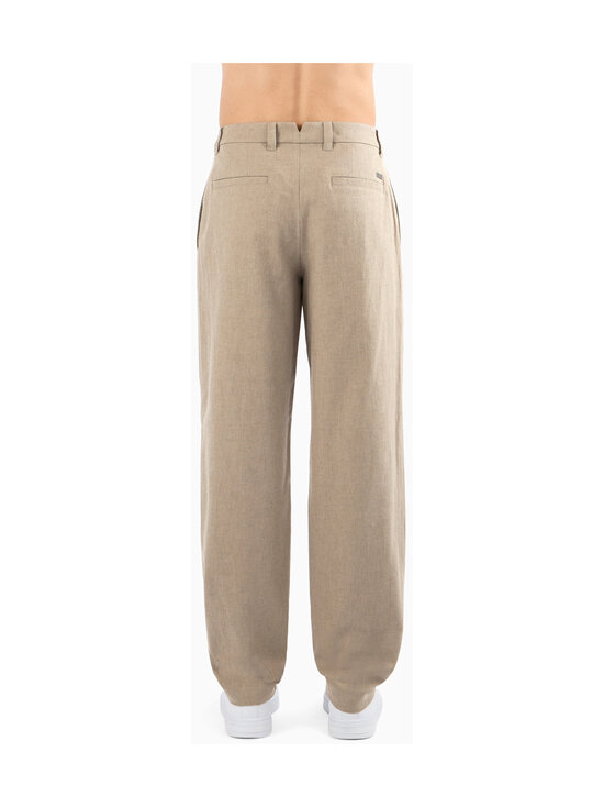 ARMANI EXCHANGE - Kokvilnas-lina bikses - AF22842 U6229 WINTER TWIG | Stockmann - photo 4