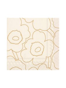 Marimekko - salvrätik Piirto Unikko , 20 tk - GOLD Marimekko - salvrätik Piirto Unikko , 20 tk - GOLD | Stockmann