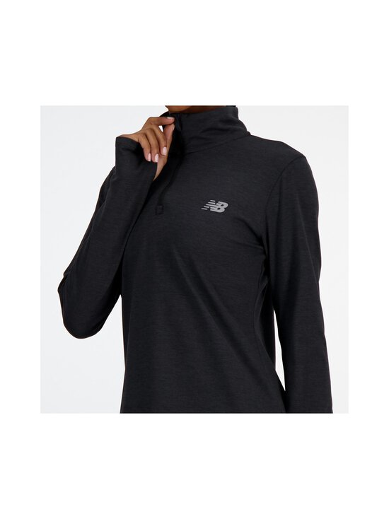 New Balance - Sport Essentials Space Dye Quarter Zip krekls - BKH BLACK HEATHER | Stockmann - photo 4