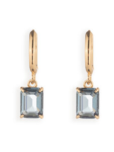 Lauren Ralph Lauren - Rosalina Huggie Hoop With Drop -korvakorut - GLD/ BLUE | Stockmann