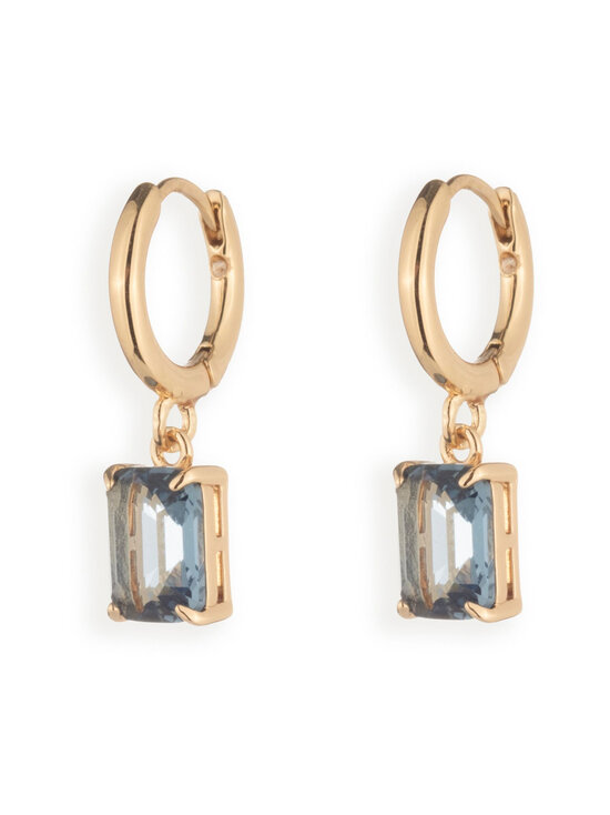 Lauren Ralph Lauren - Rosalina Huggie Hoop With Drop -korvakorut - GLD/ BLUE | Stockmann - photo 2