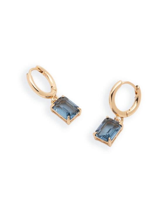 Lauren Ralph Lauren - Rosalina Huggie Hoop With Drop -korvakorut - GLD/ BLUE | Stockmann - photo 3