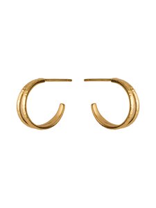Pernille Corydon - Kõrvarõngad Poetry Hoops - GP GOLD PLATED SILVER | Stockmann