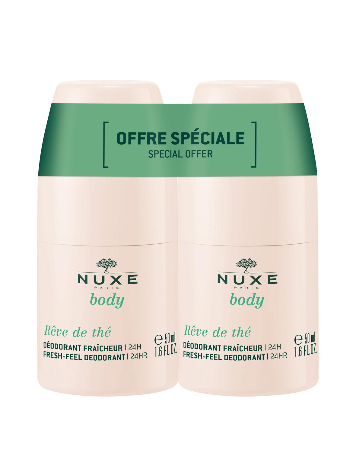 Rêve de thé Feel-Fresh deodorant 2x50ml - duo-pakkaus