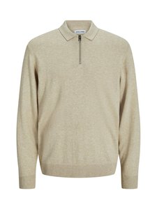 Jack & Jones - JjEemil Knit Polo -pikeeneule - OATMEAL MELANGE Jack & Jones - JjEemil Knit Polo -pikeeneule - OATMEAL MELANGE | Stockmann