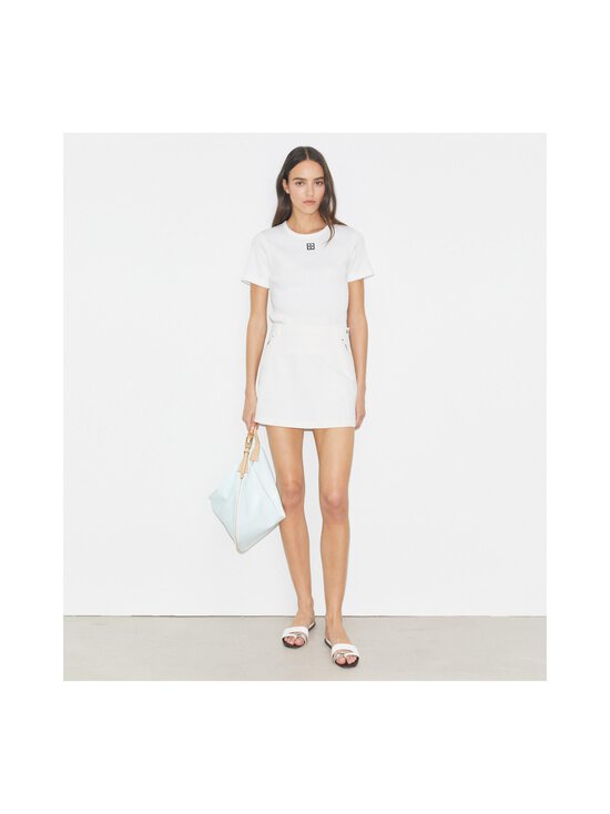 Tory Burch - Cotton Rib Logo t-paita - SNOW WHITE | Stockmann - photo 2