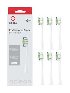 Oclean - Professional Clean -harjaspäät 6-pack - WHITE | Stockmann