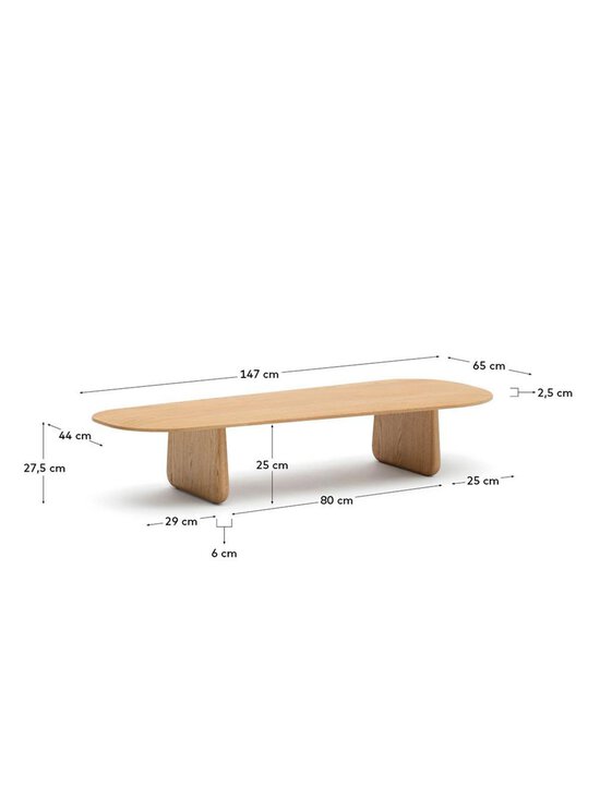 Kave Home - Pirita-sohvapöytä - TAMMI | Stockmann - photo 3