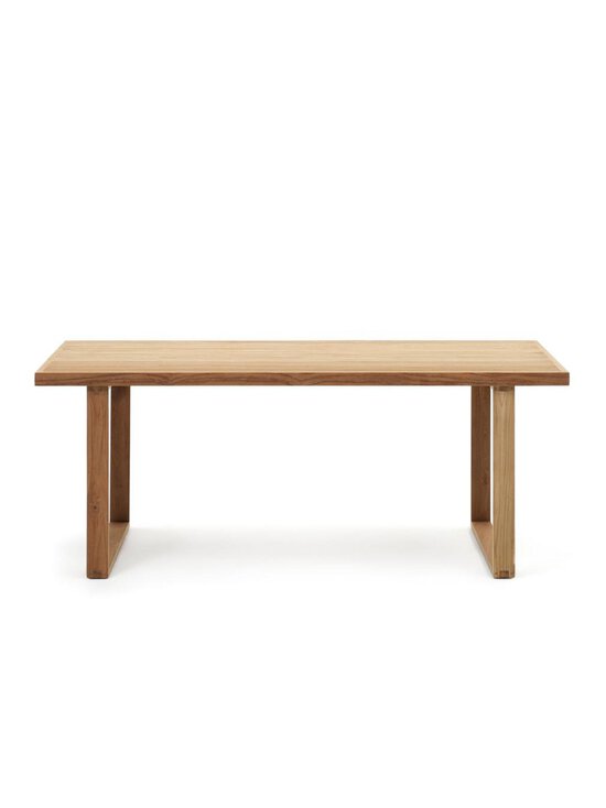 Kave Home - Canadell-ruokapöytä tiikki 180 x 90 cm - BEIGE | Stockmann - photo 2