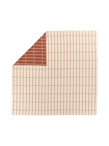 Marimekko - Tiiliskivi-päiväpeite - 180 OFF WHITE, CHESTNUT | Stockmann