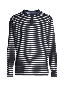 Cap Horn - Tomas Stripe Henley -trikoopaita - NAVY/WHITE STRIPE | Stockmann