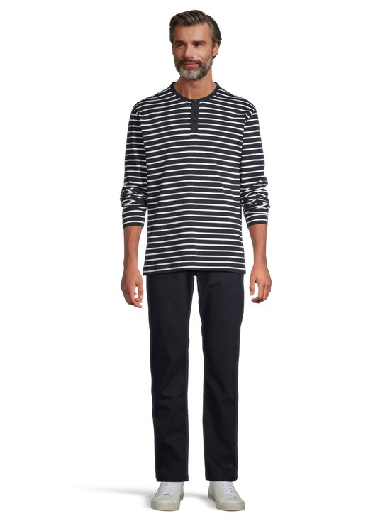 Cap Horn - Tomas Stripe Henley -trikoopaita - NAVY/WHITE STRIPE | Stockmann - photo 2