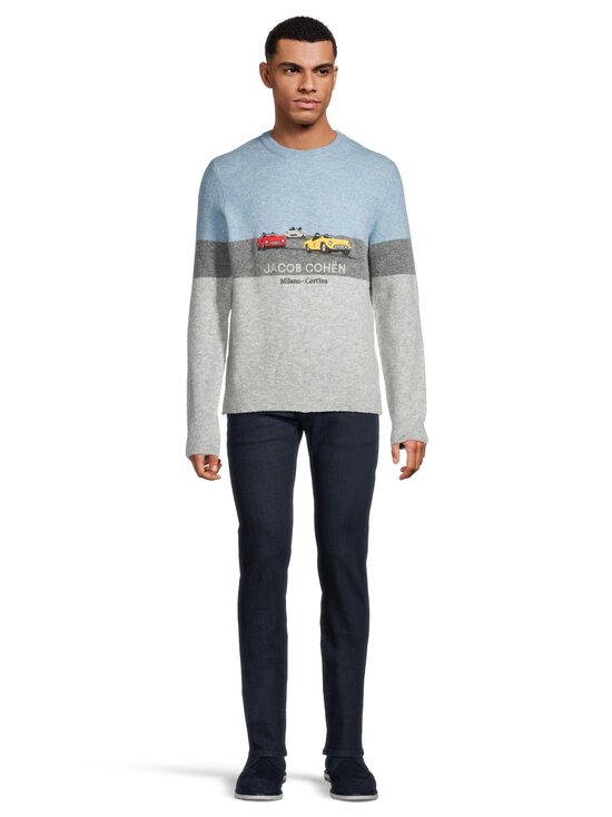 Jacob Cohen - Milano-Cortina-neule - X866 AZURE MEL. | Stockmann - photo 2