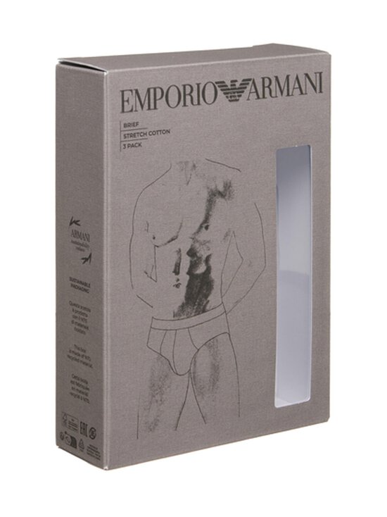 Emporio Armani - Bokserialushousut 3-pack - MC200 BLK/SHADE-BLK/BLK | Stockmann - photo 2