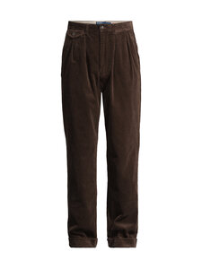 Polo Ralph Lauren - Whitman Pleated -vakosamettihousut - 501 DARK BEECH | Stockmann