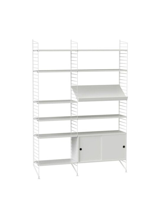 String - String System -hyllykokonaisuus valkoinen 136 x 200 cm - WHITE | Stockmann - photo 1