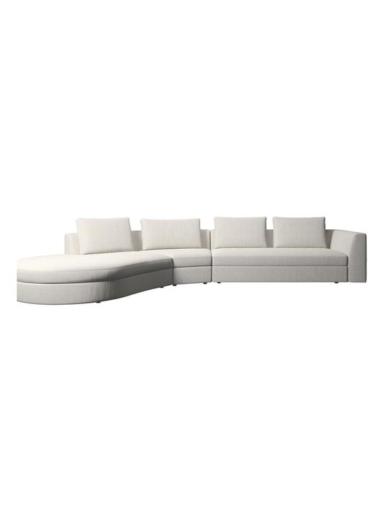 BoConcept - Bergamo-divaanisohva Lazio-kangas 3090 valkoinen L 410 cm - WHITE | Stockmann - photo 1