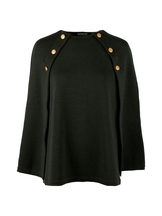 Stenströms - Mary merino vilnas pončo - 495 DARK GREEN | Stockmann - photo 1