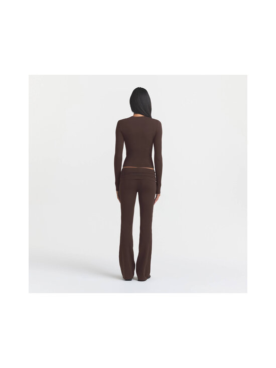 SKIMS - Trikotaažsärk Cotton Jersey Long Sleeve - ESPRESSO | Stockmann - photo 3