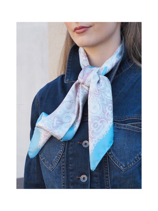 Sauso - GELO Scarf, 100%Silk, 90x90cm Sauso - AQUA | Stockmann - photo 1